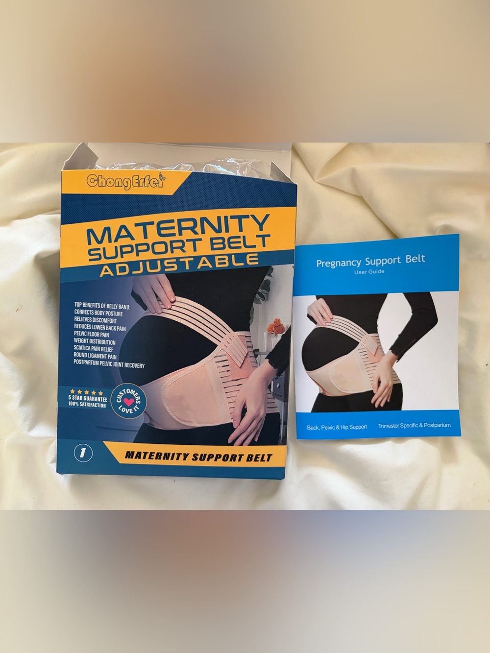 Adjustable Maternity Support Belt – Black